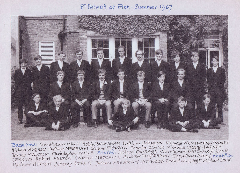 St Peters at Eton Summer 1967